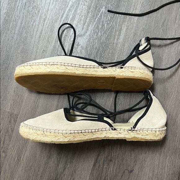 Free People Marina Flats with Black Laces - Picture 5 of 9